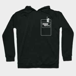 Geeks versus Nerds Logo Hoodie